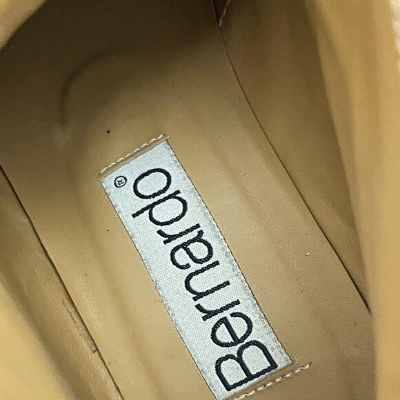 Bernardo Chukka Boots Men 9 Brown Leather Ankle Lace-Up Desert Crepe Sole - Picture 10 of 12